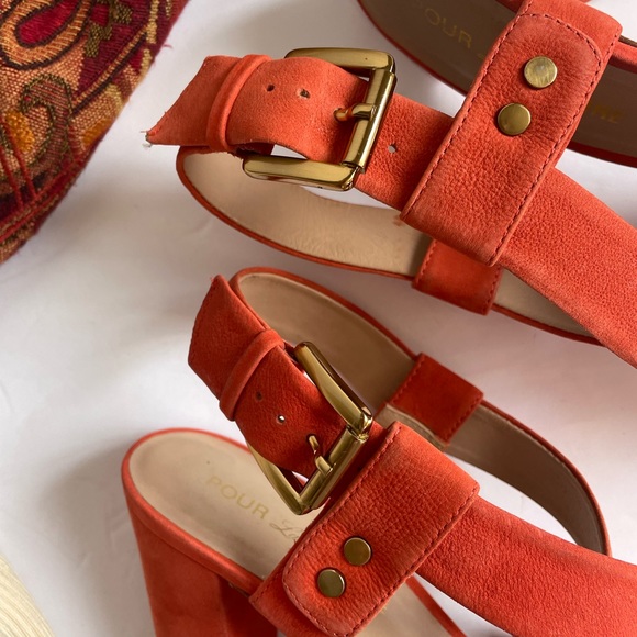 Pour La Victoire Coral Pump Heeled Sandals - Picture 6 of 13